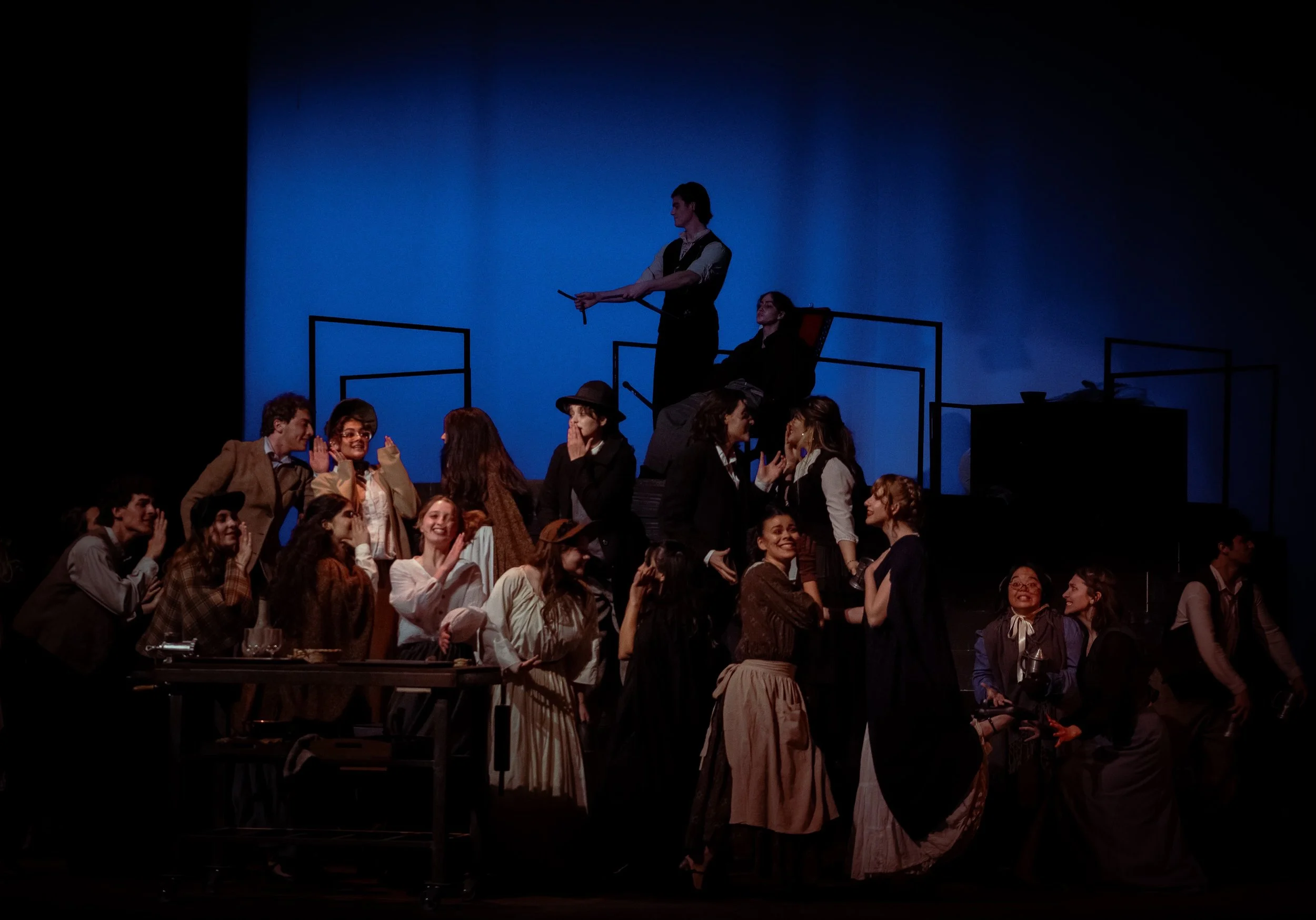   “Sweeney Todd” director Curran Seth praised the hidden, character-driven choices that his actors made throughout the production.  Photograph by Luca Meyers   