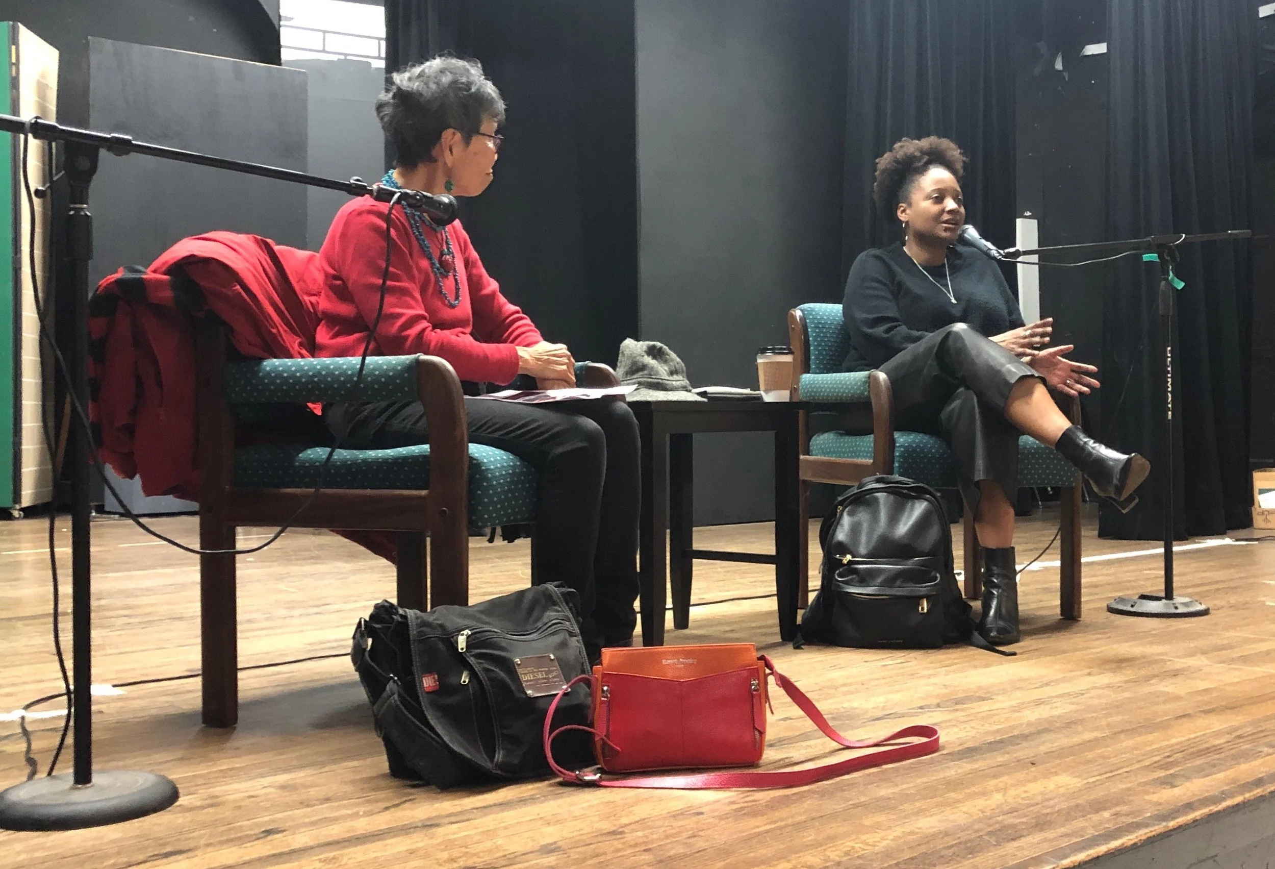   U.S. Poet Laureate Tracy K. Smith answers a UCSB student’s question on her process for writing and revising her award-winning poetry.  