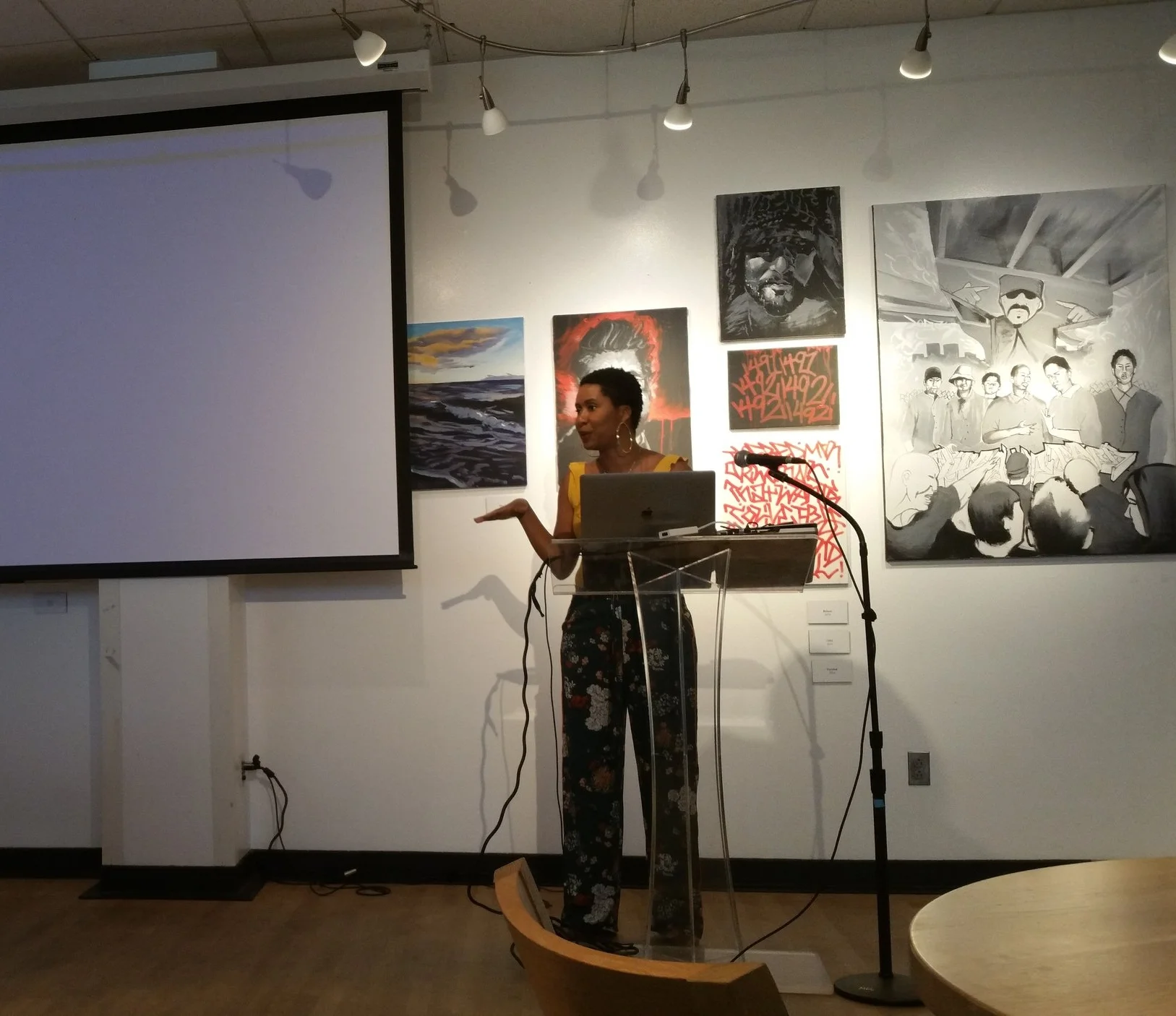  Filmmaker Francesca Andre speaks on  filmmaking and colorism for Haiti Week, when her film 