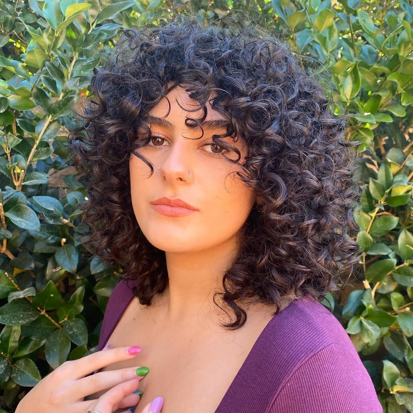  Samantha Abajian, third-year UCSB Film and Media Studies student and 2021 Raab Writing Fellow who wrote about her journey to accept her natural hair.  