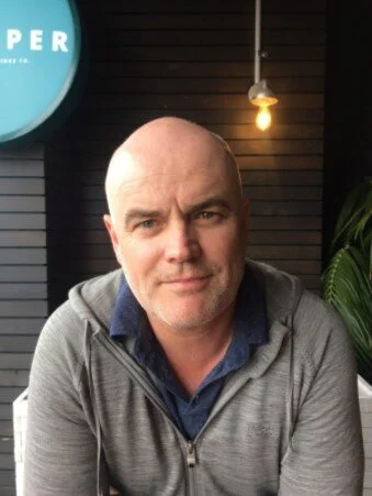  UCSB English lecturer Brian Donnelly is teaching a dystopian fiction course this spring that investigates themes that uniquely pertain to the condition students find themselves in the wake of COVID-19. Photo by Heather Blurton. 