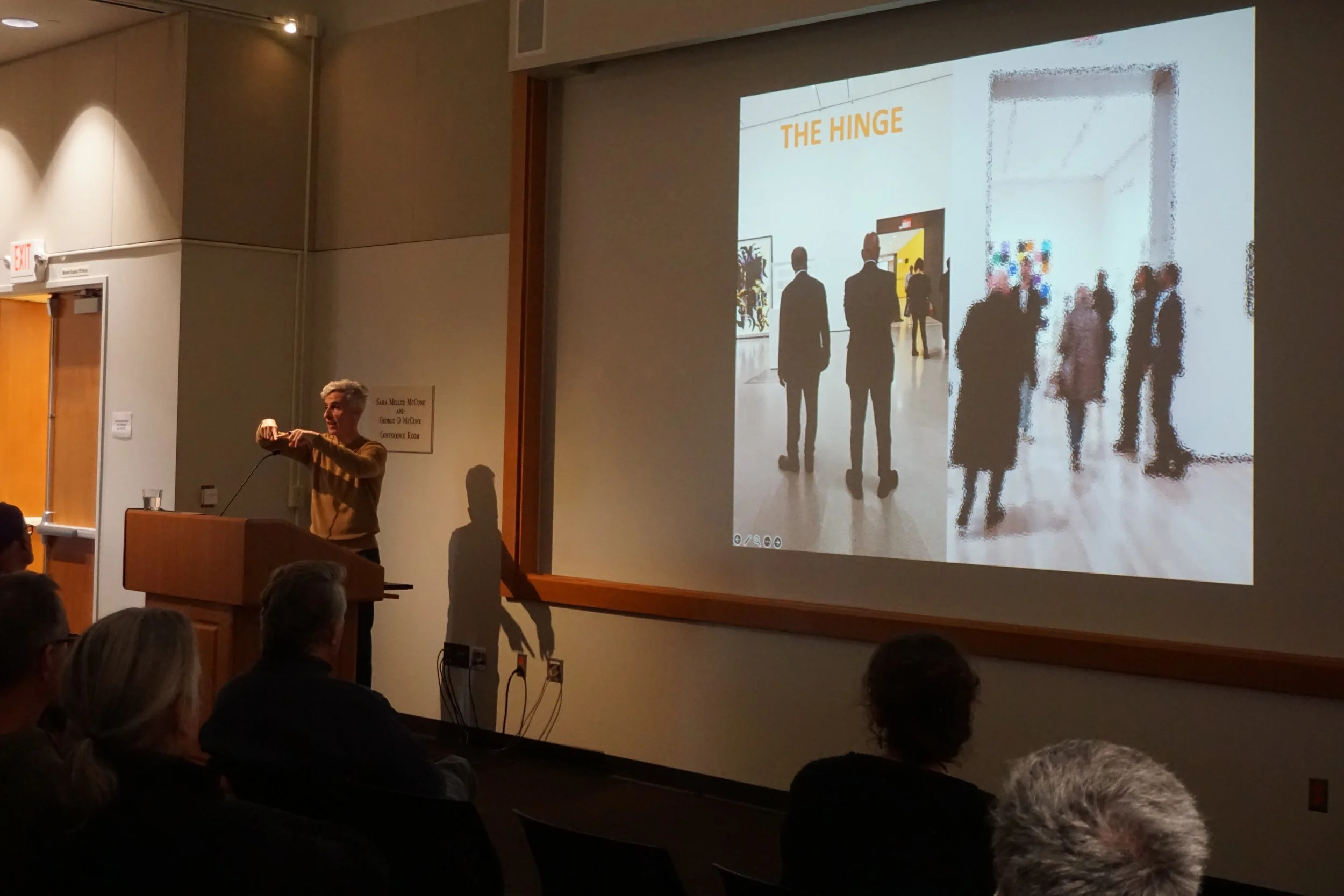 Northwestern University sociologist Claudio Benzecry compared museum guards to objects as he discussed their functions and behavioral patterns at a recent IHC talk. 