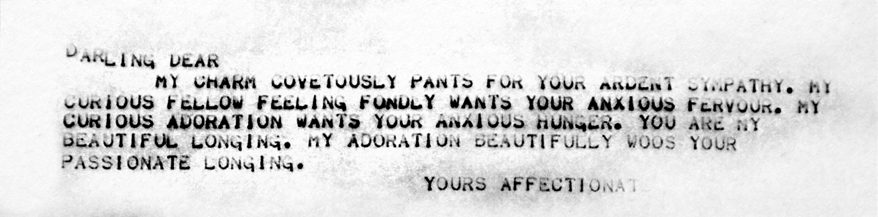  A love letter is one of the first forms of AI  that was discovered  by Writing Program continuing lecturer Patricia Fancher when she researched her book “Queer Techné: Bodies, Rhetorics, and Desire in the History of Computing.”                                                                                                                                                                        Photo  by Nicole McCormick  