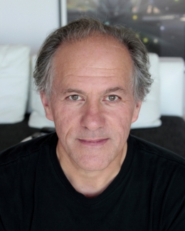  UCSB Professor of Data Visualization, Chair of Media Arts and Technology Graduate Program, and artist, George Legrady. 