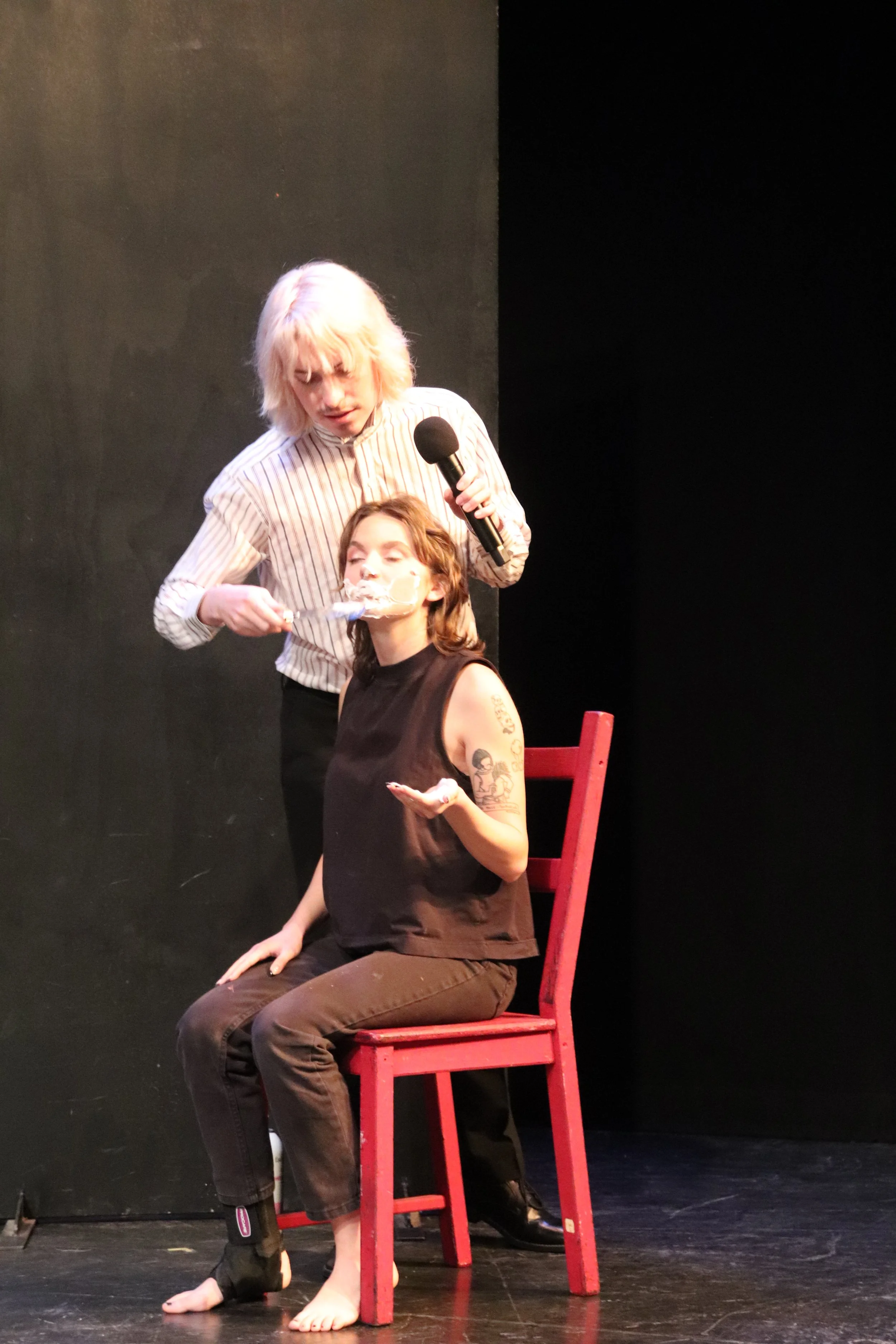  Jake Marshall and Aivarey Sala performing  Johanna Quartet  from  Sweeney Todd   in “Seasons of Broadway: A Cabaret.”                           Photo by Karli Korszeniewski  