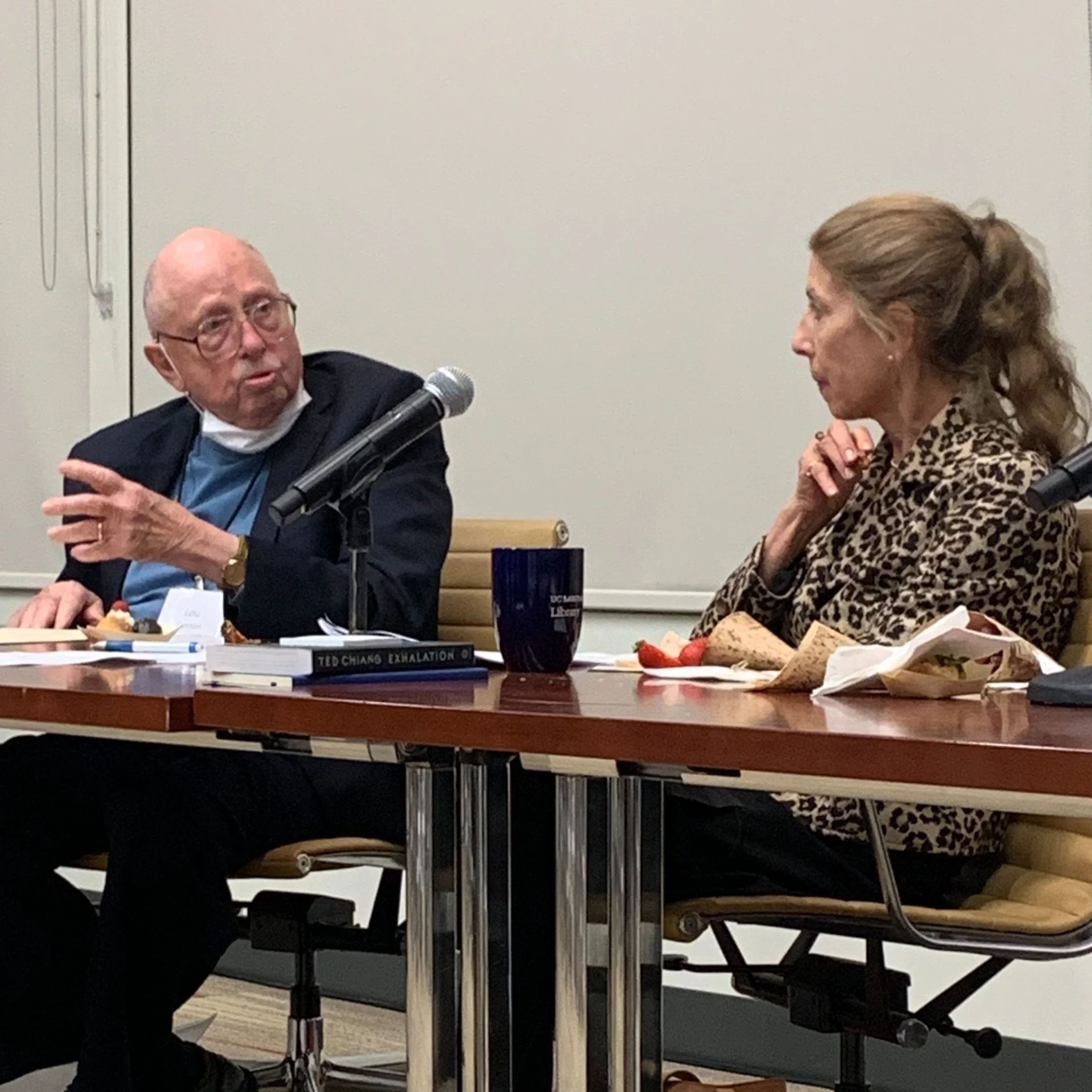  Journalists Lou Cannon and Ann Louise Bardach spoke at a Special Research Collections event last week, celebrating the donation of their career archives to the UCSB Library.   