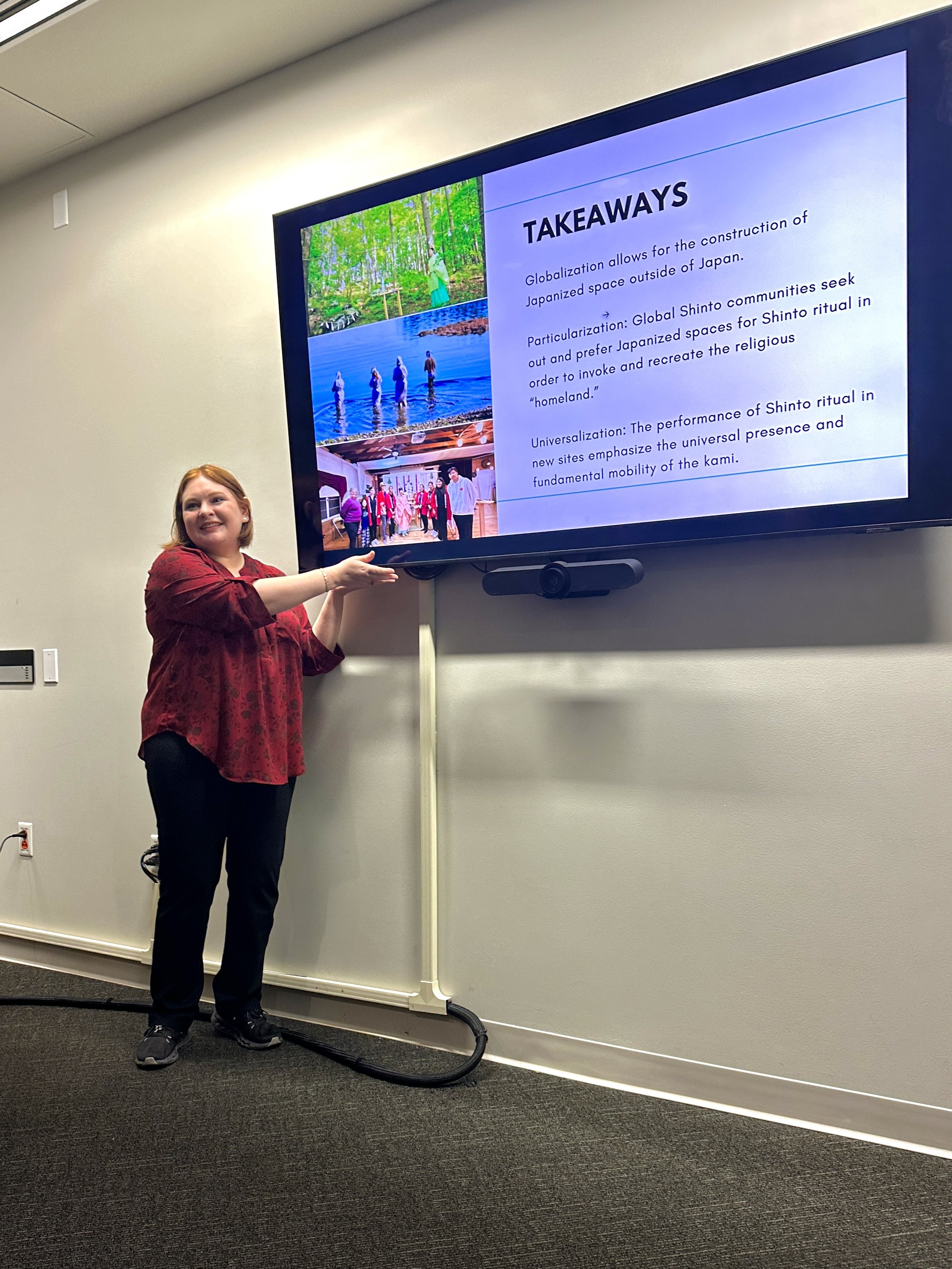   Kaitlyn Ugoretz, a Ph.D. candidate within the UCSB Religious Studies Department shares her findings in the field about Shintoism in the U.S.  