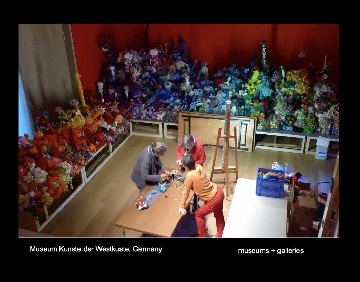  Work from Margaret Wertheim’s  Crochet Coral Reef  project has been showcased in museums and galleries around the world. 