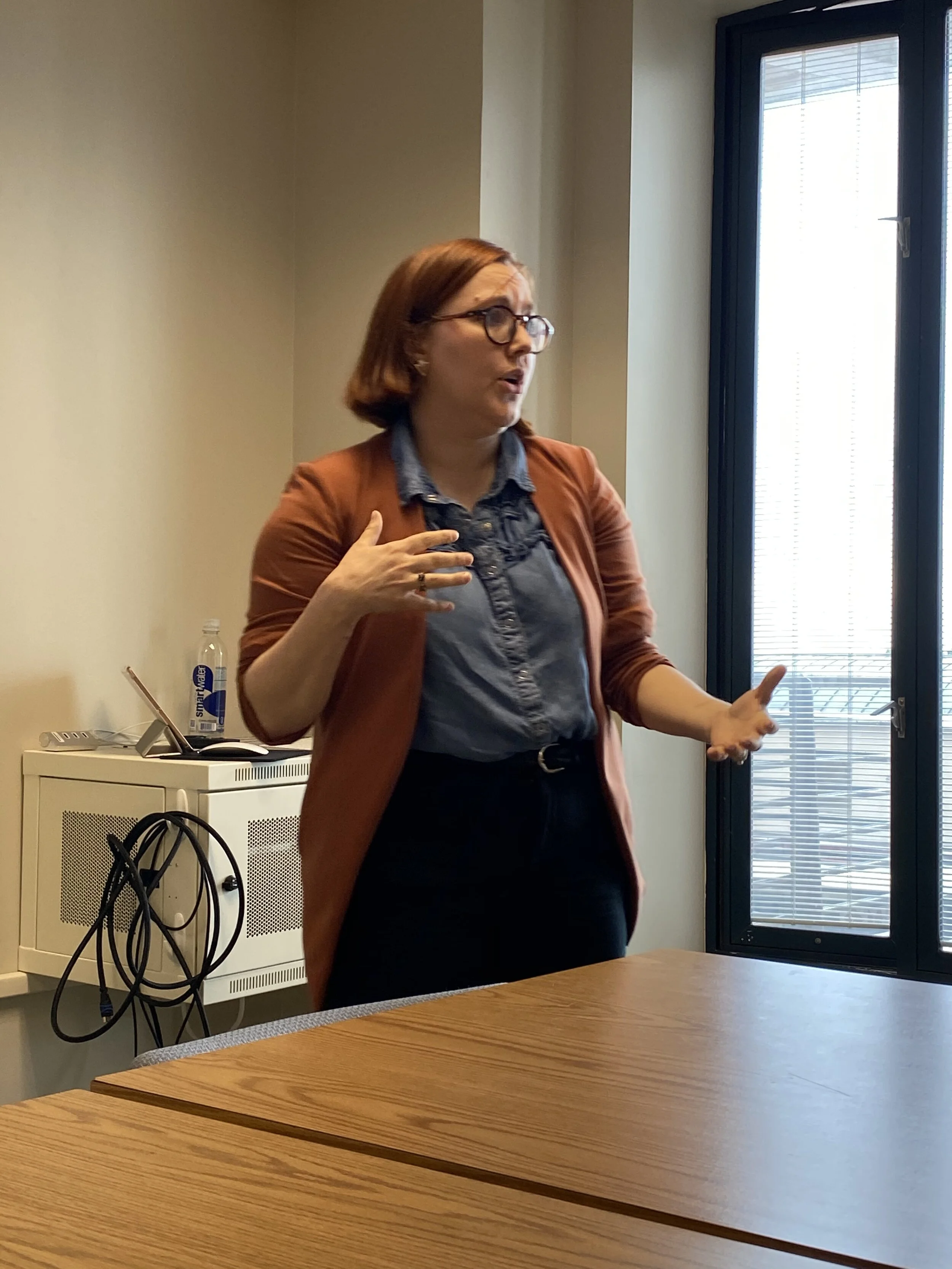  Carly Maris, UC Riverside faculty member, recounted the story of the public’s interaction with her work. 