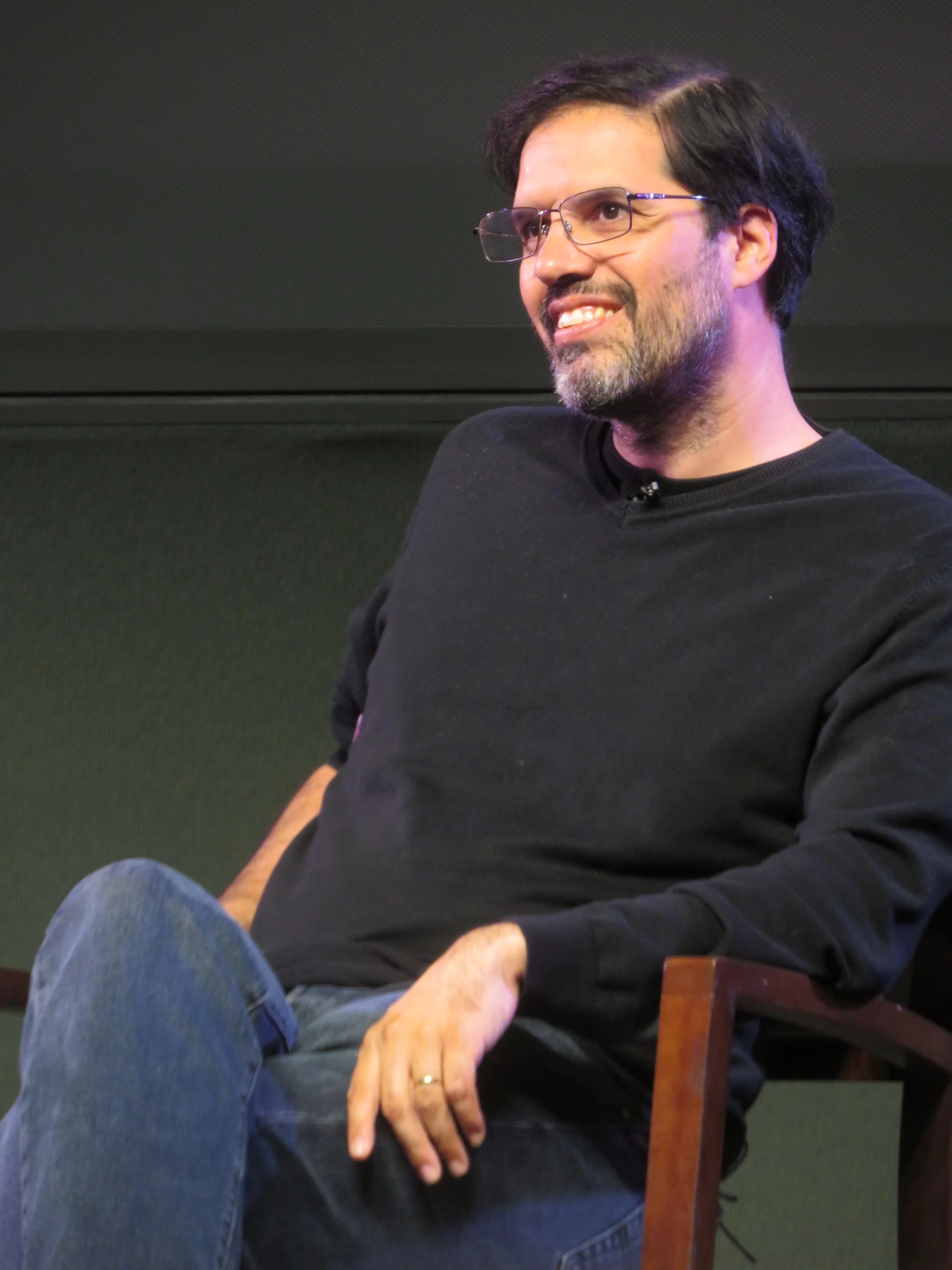   Cinema sound editor Javier Umpierrez speaking on Colombia’s history, directorial intention, and the construction of silence.  