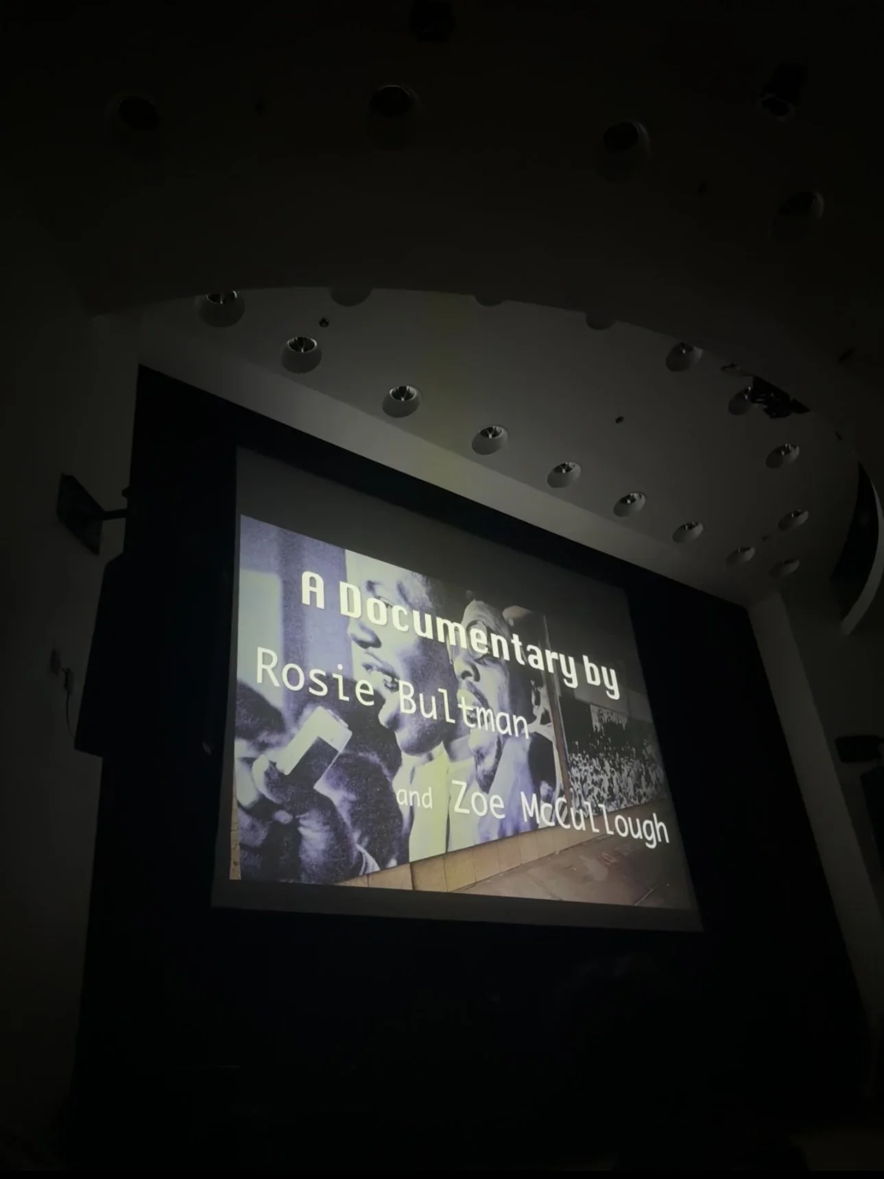   A student film titled ‘The Takeover,’ created by UCSB undergraduates Rosie Bultman and Zoe McCullough ,screened recently at the university’s Multicultural Centre Theatre.   