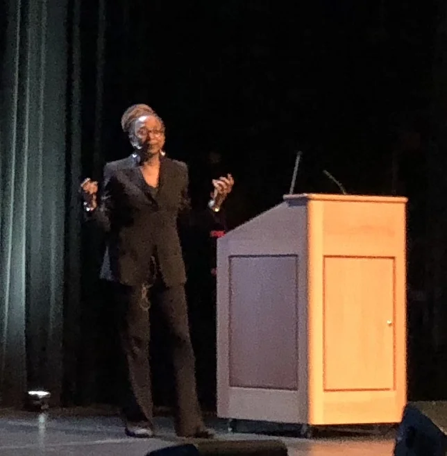  Race theory and civil rights activist Kimberlé Crenshaw advises those marginalized within equal rights movements to raise their voices. 