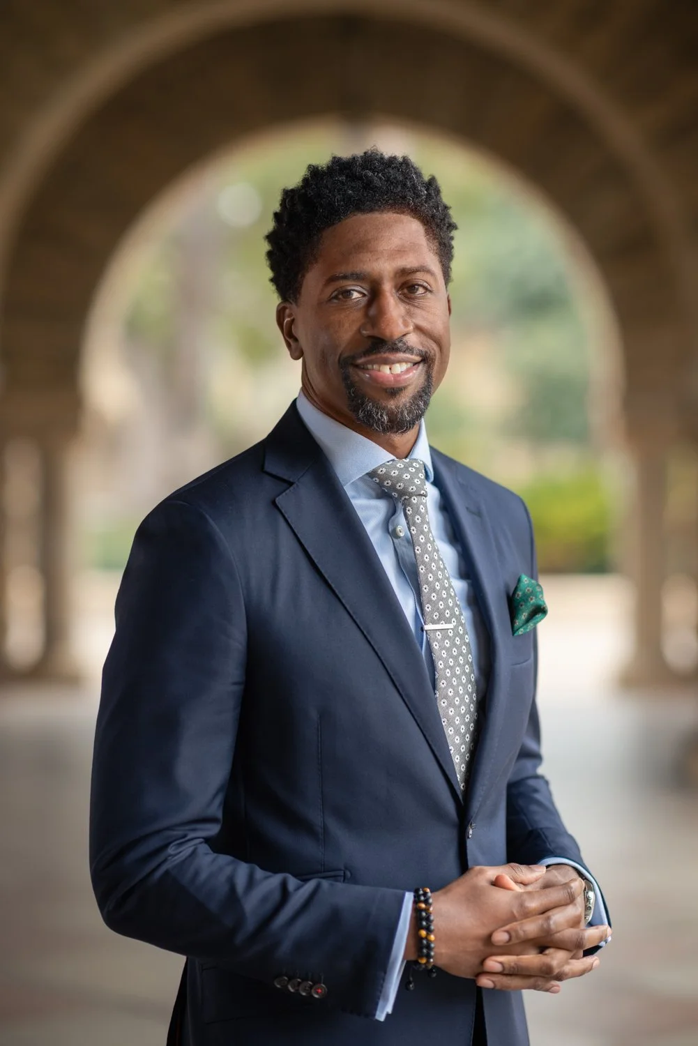  Stanford University religious studies professor Lerone A. Martin recently spoke at UCSB Walter H. Capps Center event.   Photo by Andrew Brodhead   