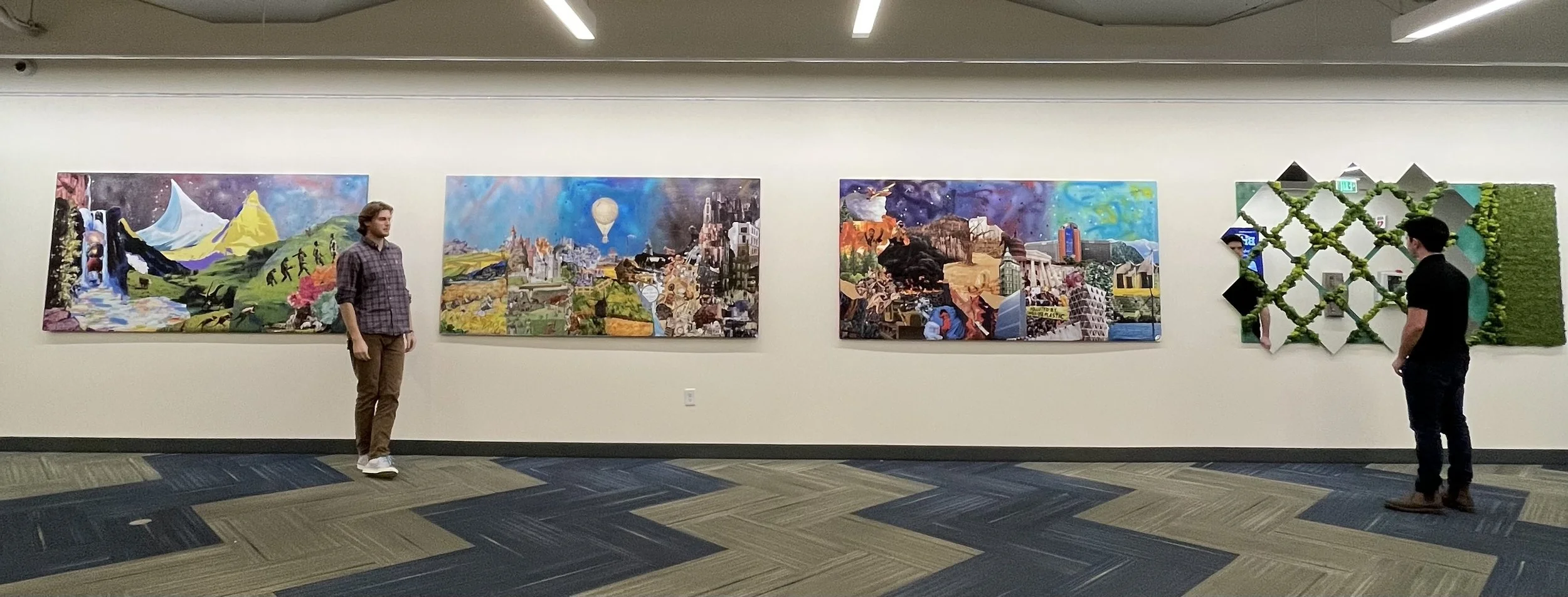  UC Santa Barbara undergraduate students Lukas Kraak, left, and Noah Weiss, right, created 
