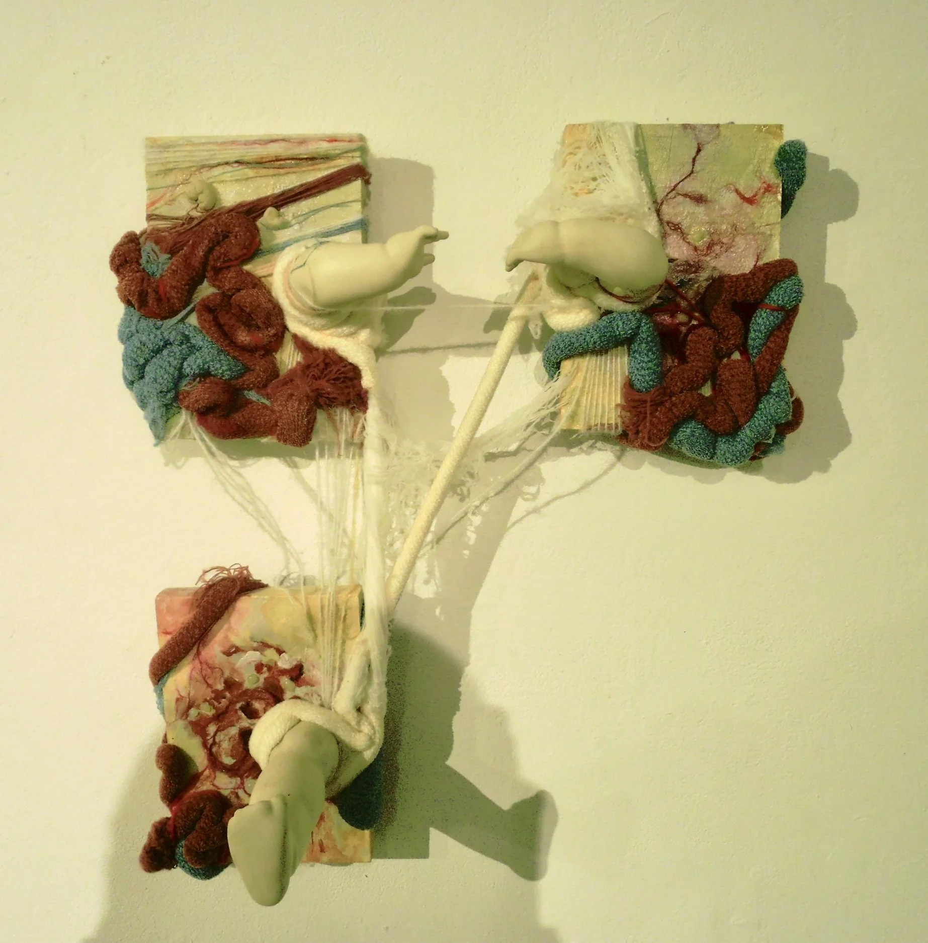   Intertwined,  a sculpture by UCSB Art student Anastasia Senavsky. 