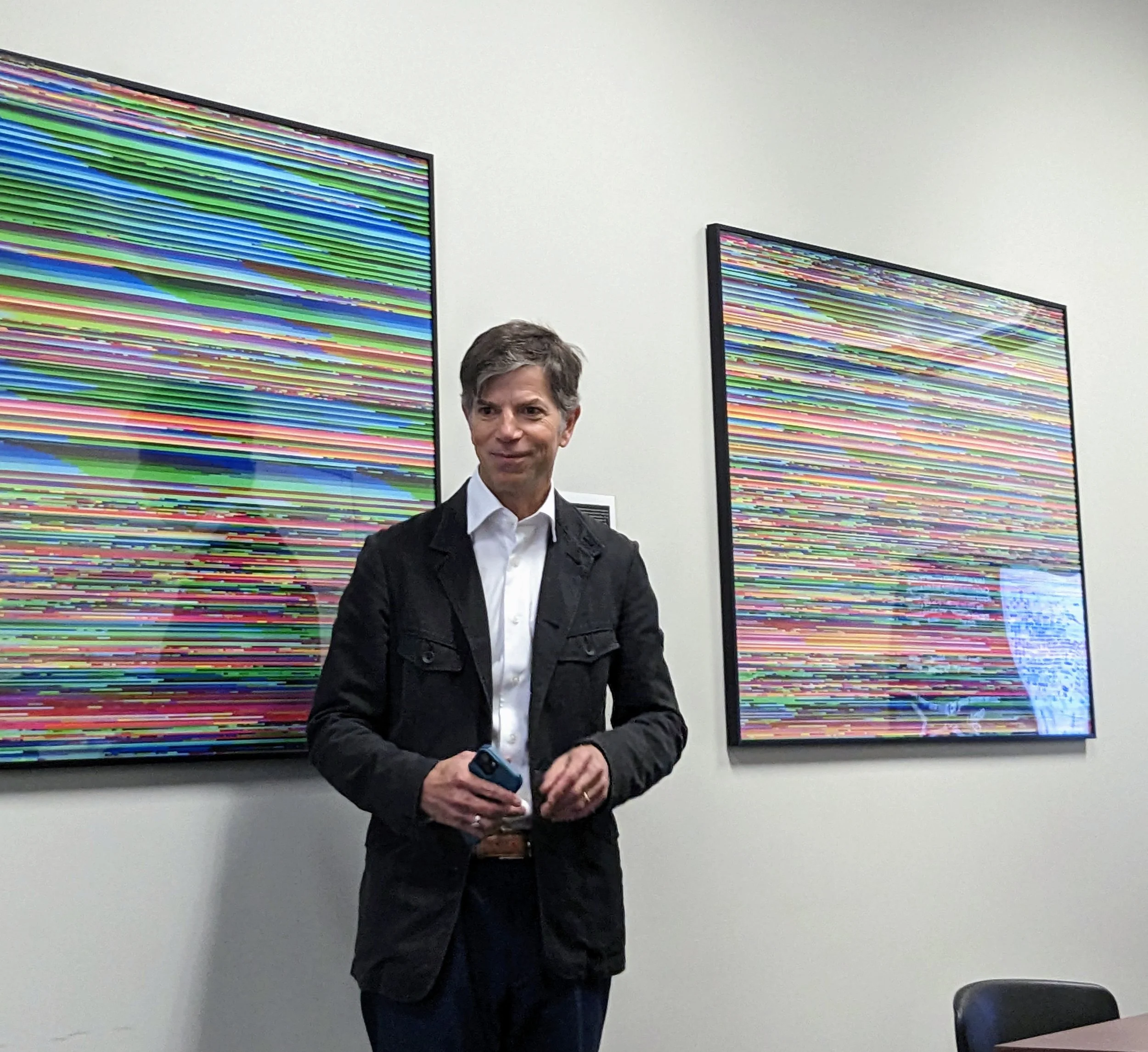  Derek Vaillant discussed his research into radio history at the Center for Information Technology and Society at UC Santa Barbara. 