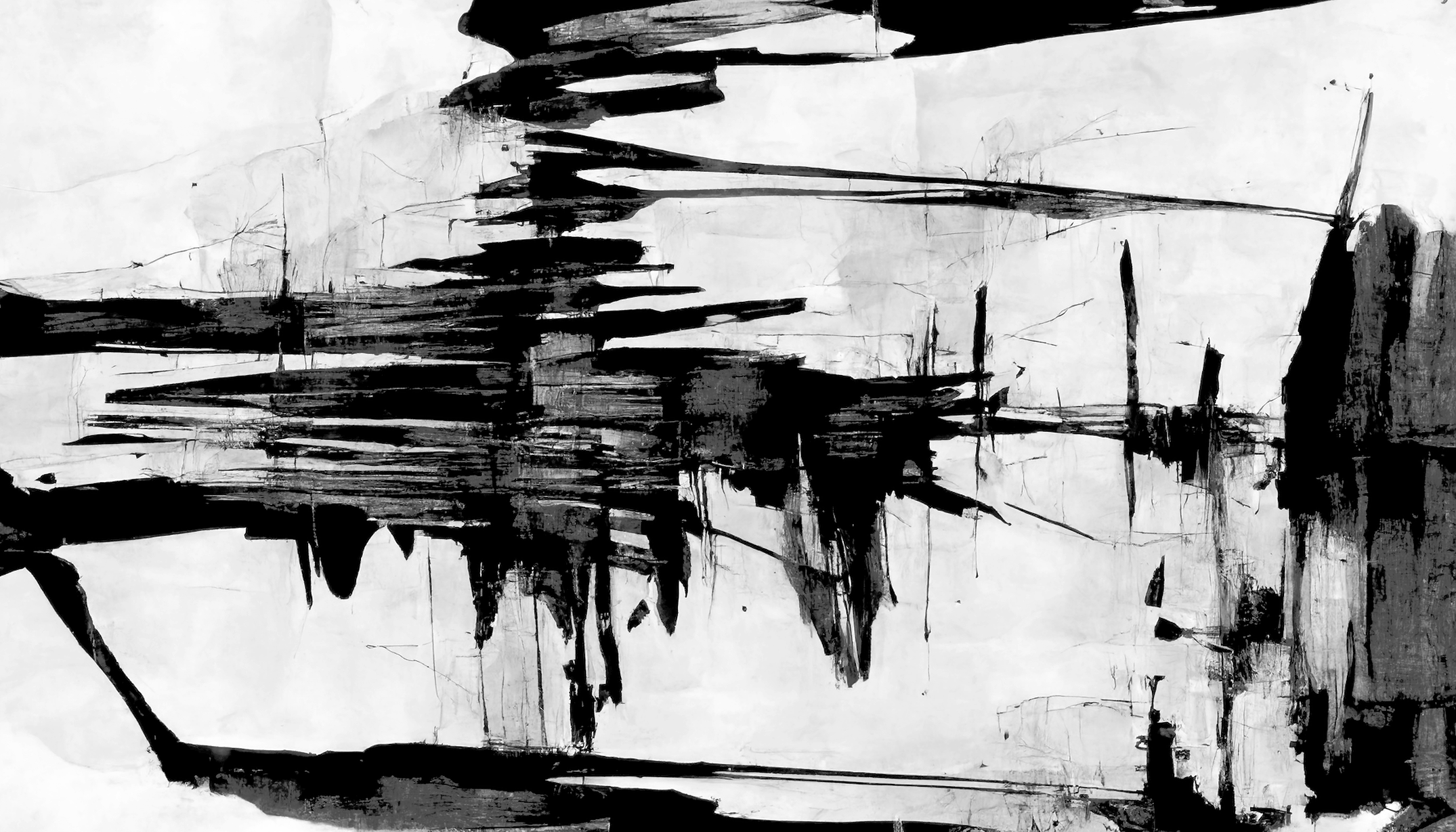   “Abstraction Studies,” 2023. By George Legrady. Generated via text-prompt, “self-organizing none,” in Midjourney version 3.  