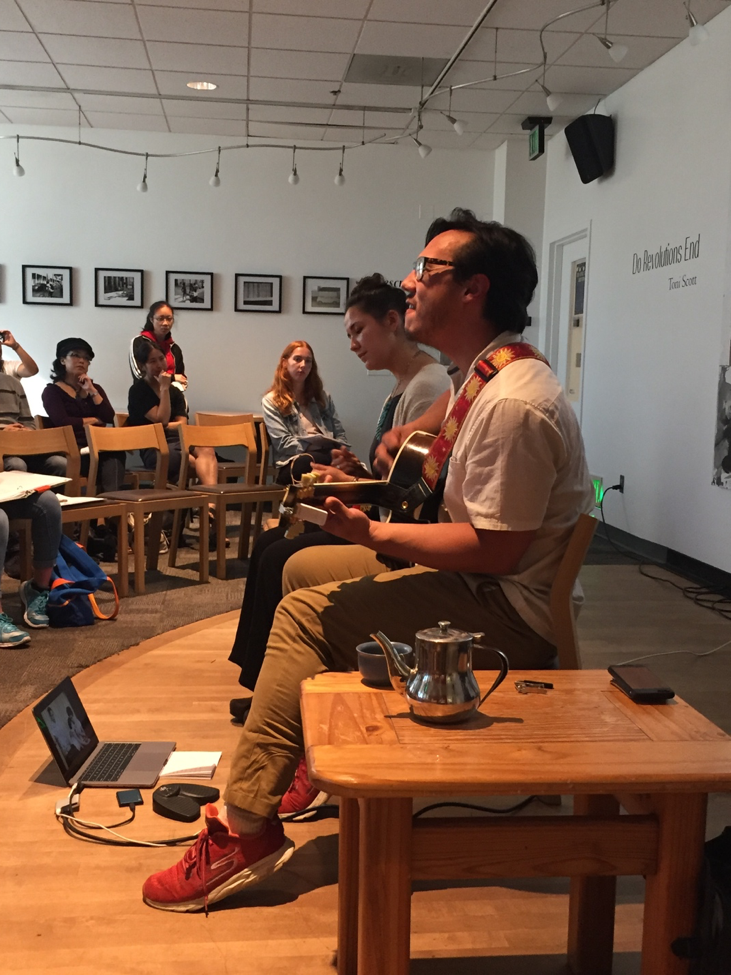  Theater professor and longtime collector William Davies King and and a group of actors performed a reading of  his memoir  Collections of Nothing Enough is Enough.  