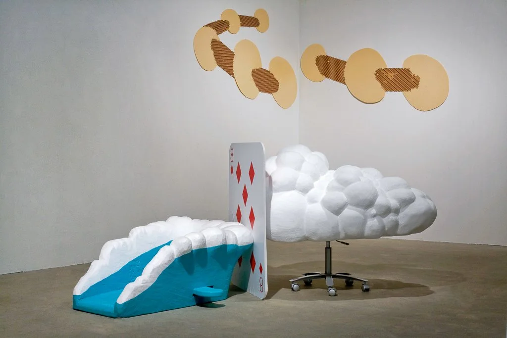  Shirley Tse’s sculpture titled, “Superposition.” 