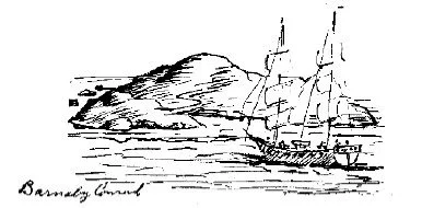  The UC Santa Barbara History Associates’ first mailer, sketched by Barnaby Conrad in 1987. 