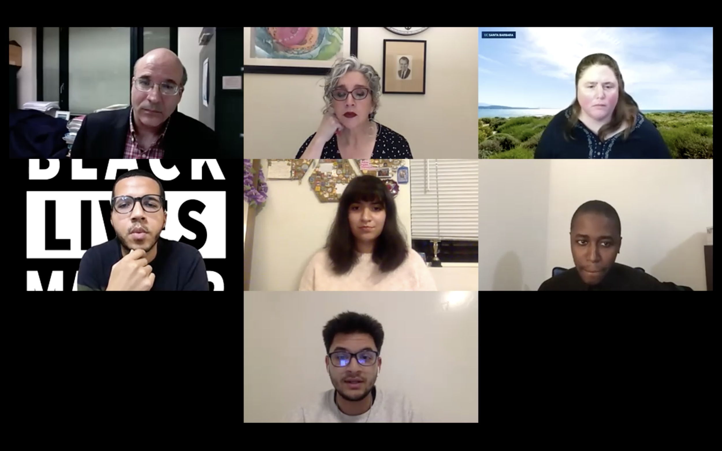  Panelists for “Where Do We Go From Here” share their post-election thoughts.                             Photo by: Hannah Z. Morley  