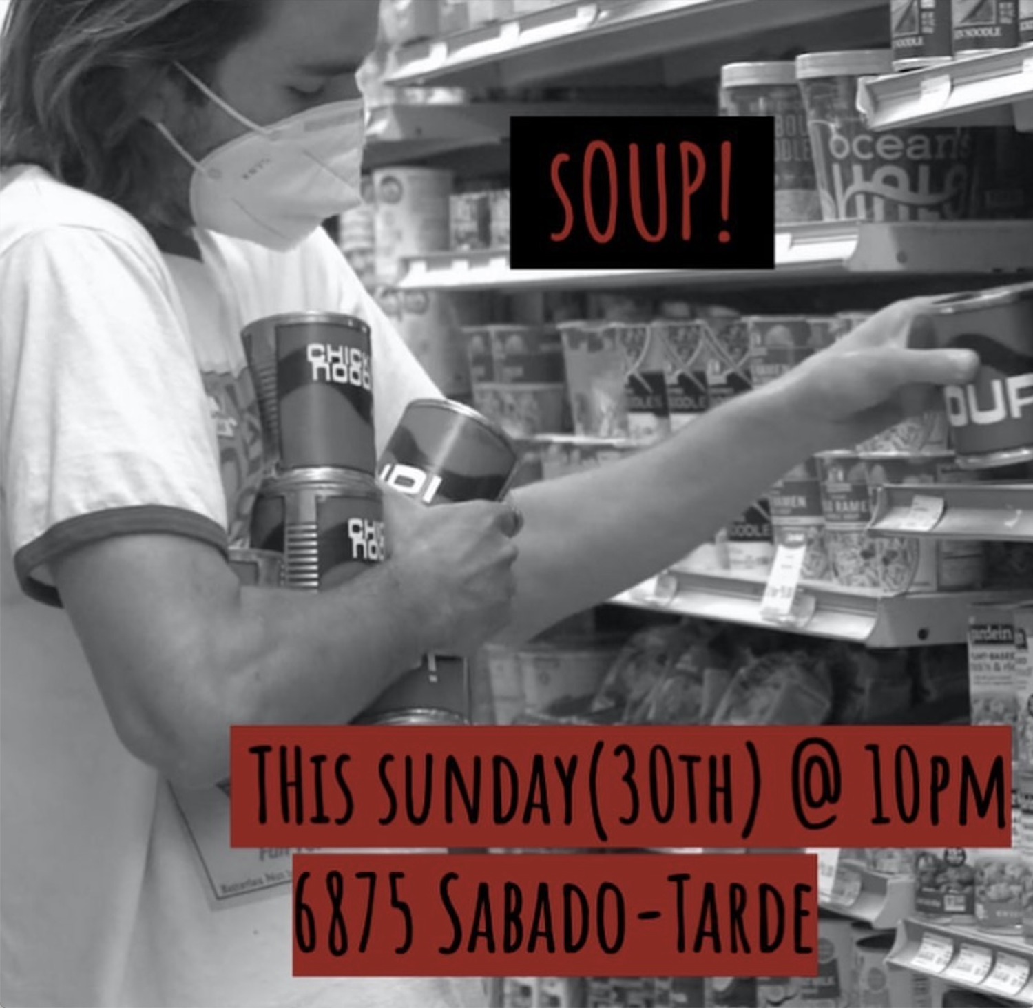  Dylan Ruebenstahl’s flyer for the  SOUP  premiere screening in Isla Vista, California, near UC Santa Barbara. 