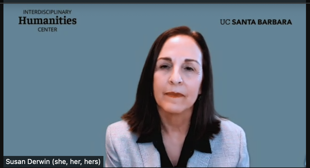  Interdisciplinary Humanities Center (IHC) director Susan Derwin interviewed author Clint Smith at a Regeneration Talk last week about the different approaches  historical monuments take to represent slavery in their histories.  