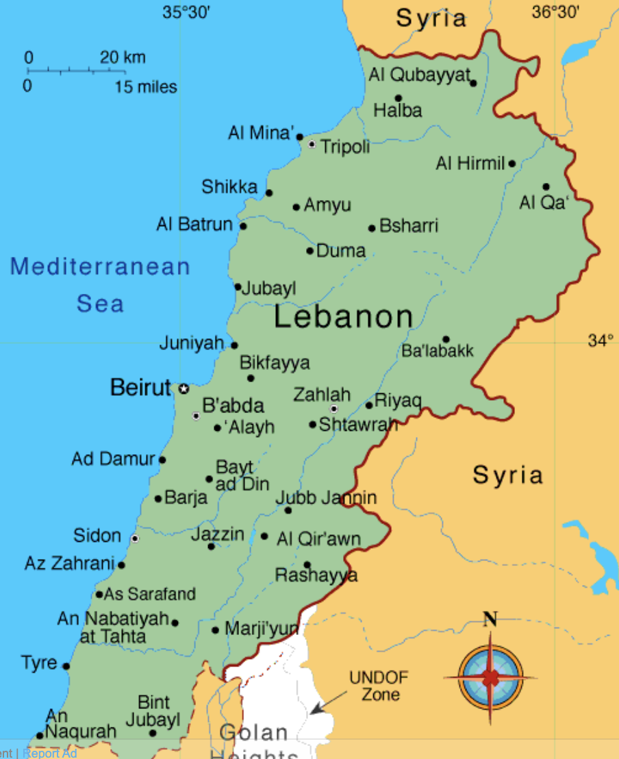  Lebanon, where Siekaly’s grandfather traveled after the Palestinian dispersal. 