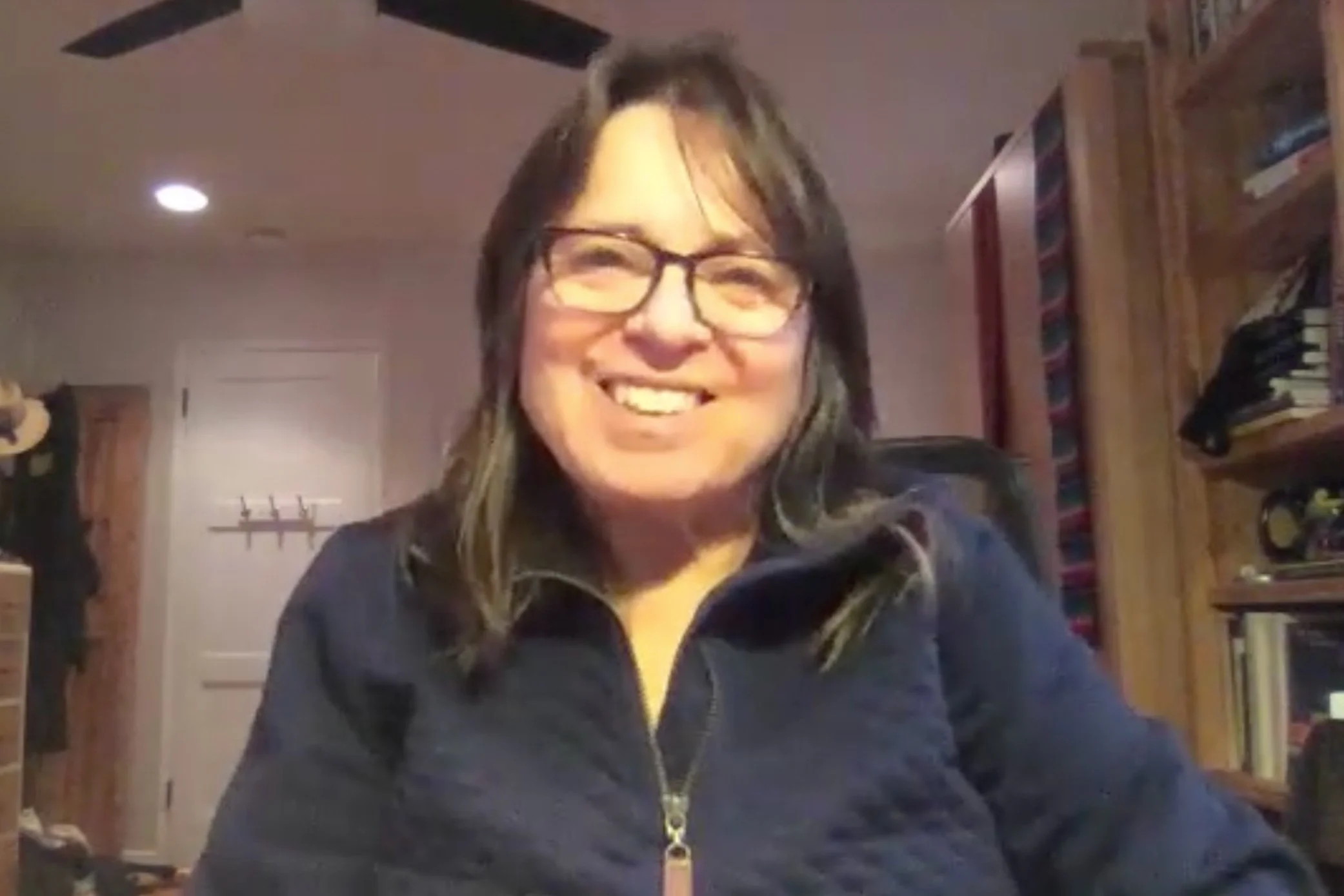  Cherríe Moraga, a UCSB English professor and co-director of  Las Maestras Center , was one of the two panelists for a Humanities and Fine arts Division event celebrating women’s history. 