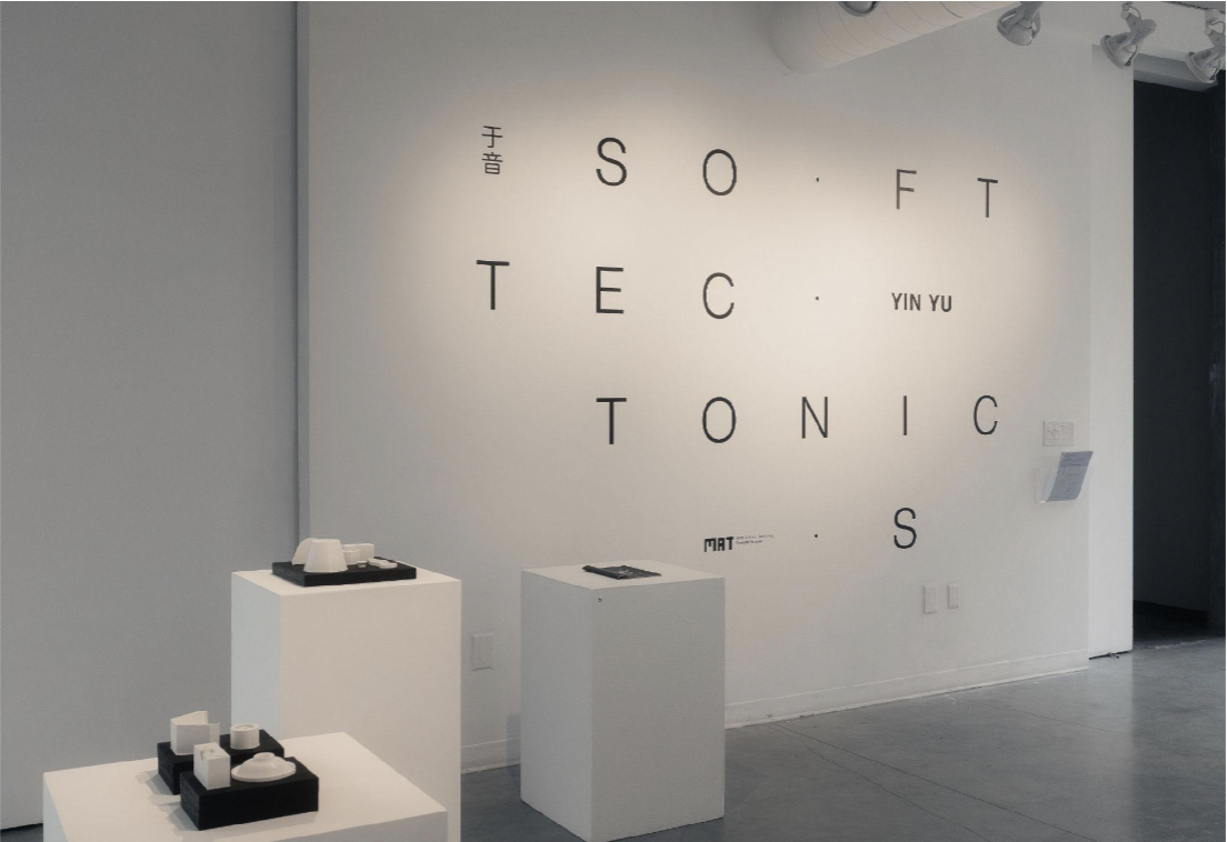  “Soft Tectonics” is an interactive and walkable exhibition that was available for viewing this past winter in the Glassbox Gallery located in the Art Department. Photo by JM Escalante 
