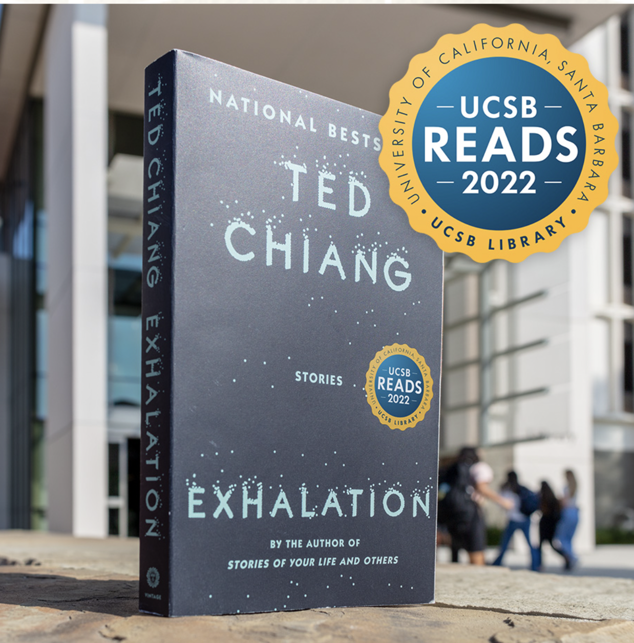  Ted Chiang’s short story collection  Exhalation  was this year’s selection for UCSB Reads, a yearly program that brings the UCSB campus and Santa Barbara community together through literature.  