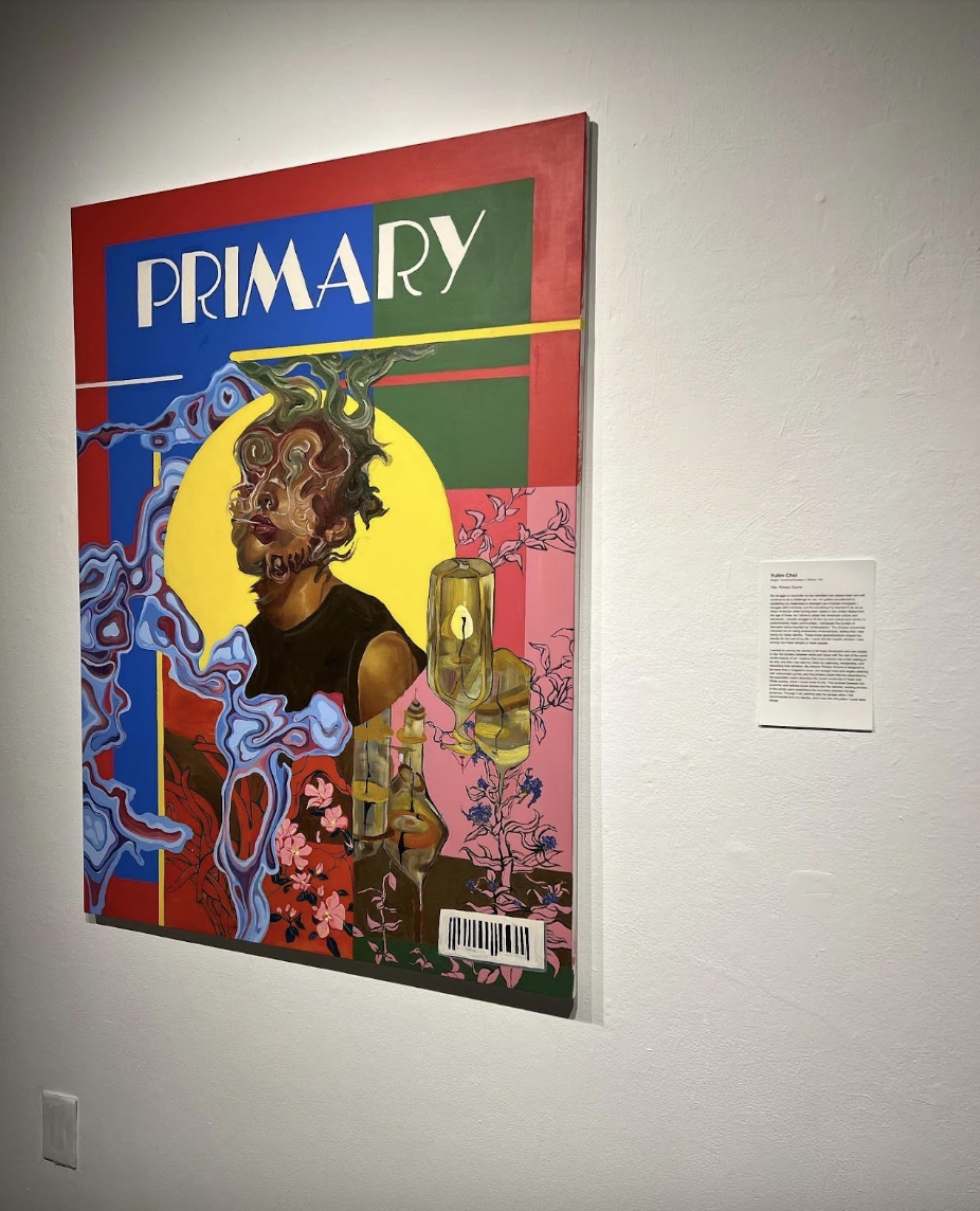  UC Santa Barbara student Yulim Choi’s artwork featured in the UCSB Glass Box Gallery.  