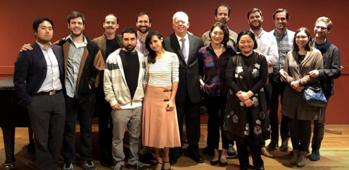  Pianist and UCSB lecturer Charles Asche performed in a 2018 recital with alumna violinist Chiao-Ling Sun, now professor of violin at Taiwan University of the Arts in Taipei, Taiwan 