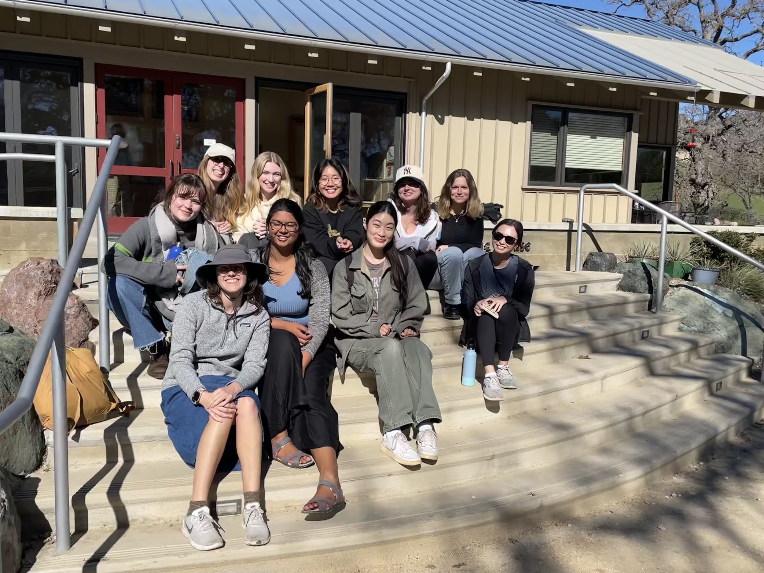  UCSB students participating in the  Sara Miller McCune Endowed Internship and Public Service Program  housed within the  Walter H. Capps Center . The program connects civil-minded third and fourth-year UCSB students with community partners to promote personal and social transformation. Jian Hong Shi is third from left in the front row  