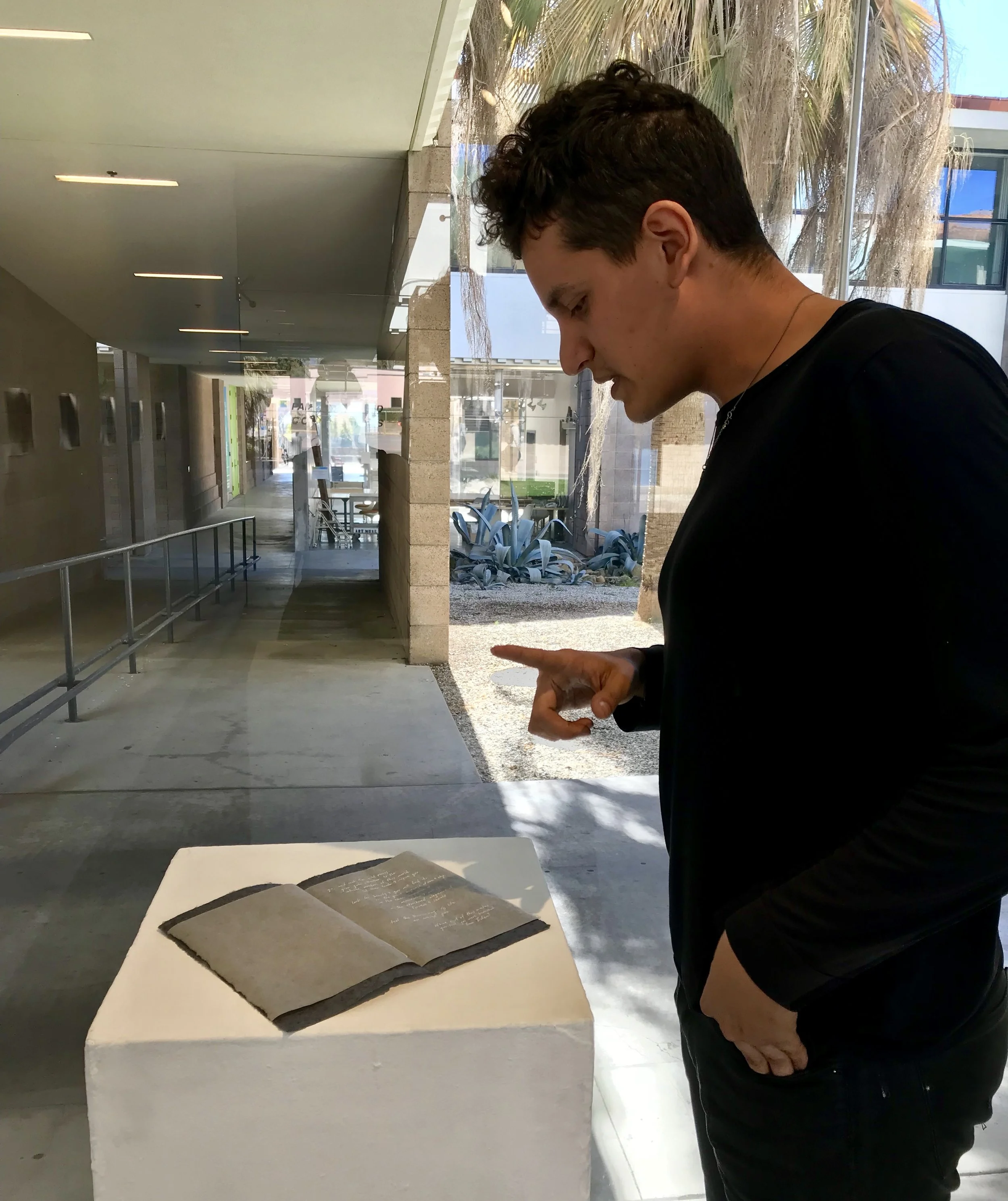 Robert Brian Huerta, a Masters of Fine Arts student at UCSB, talks about his work. 