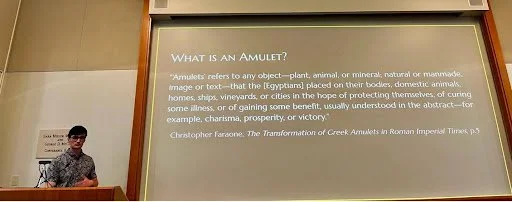   UCSB History Ph.D. student Evan Axel Andersson explains the diverse uses of amulets in ancient Egypt, from protection to prosperity.  