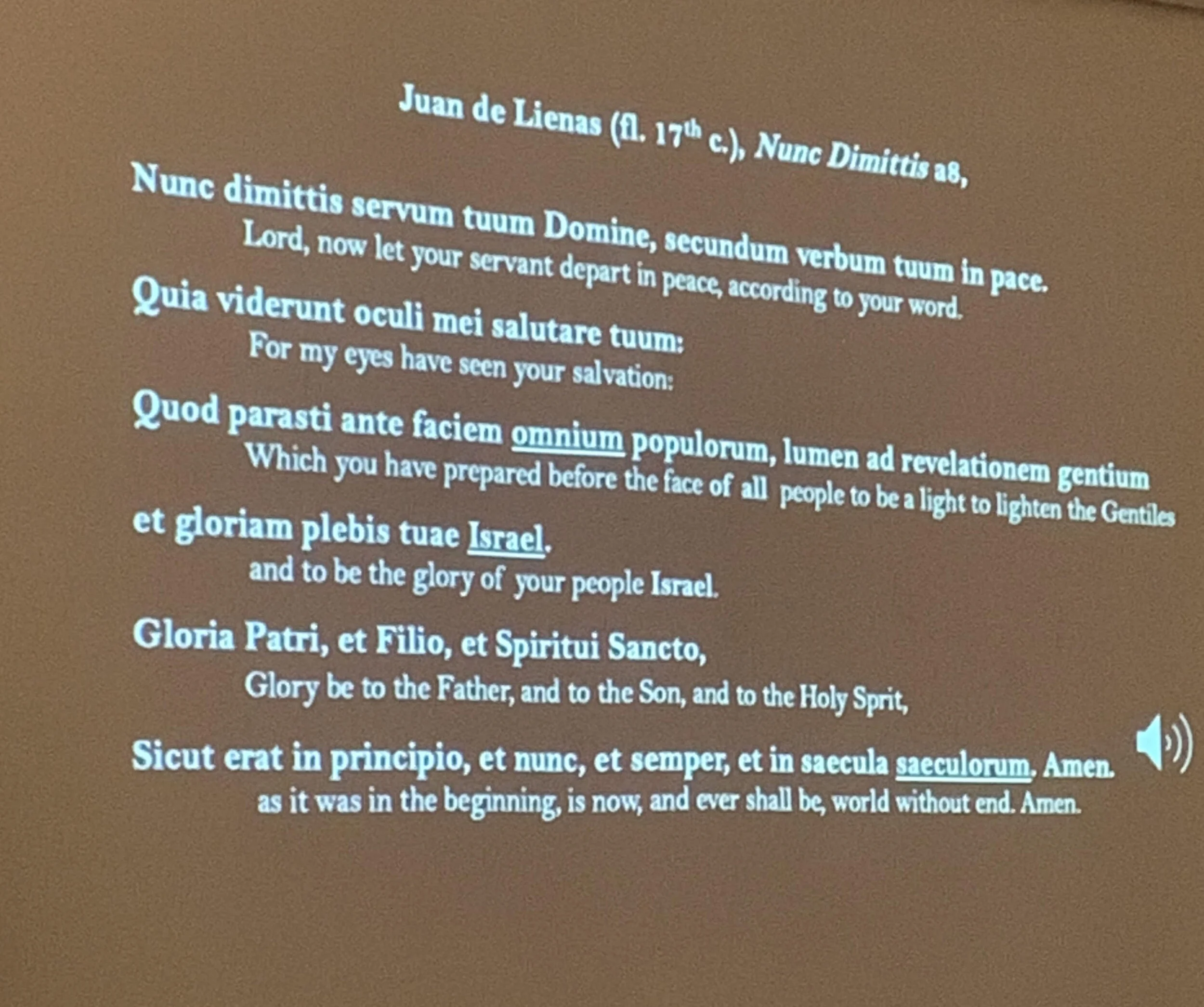  The lyrics to a piece by Juan de Lienas, which Favila played for the UCSB audience. Please click on the image at the end of this article to hear a recording of this piece. 