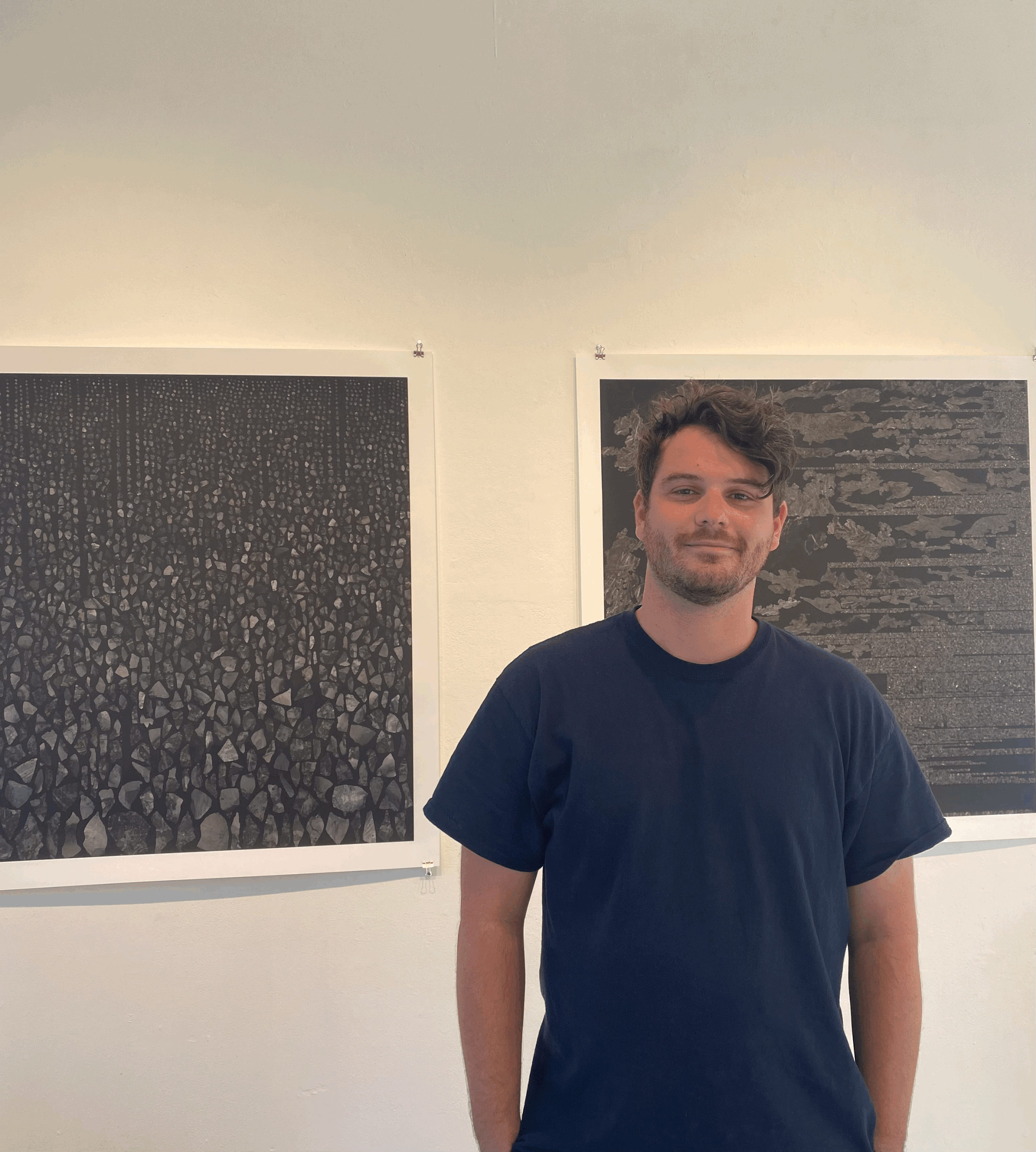  UC Santa Barbara honors Art student Andrew Wharton at the closing reception of his exhibit “Virtual Shadows.” 