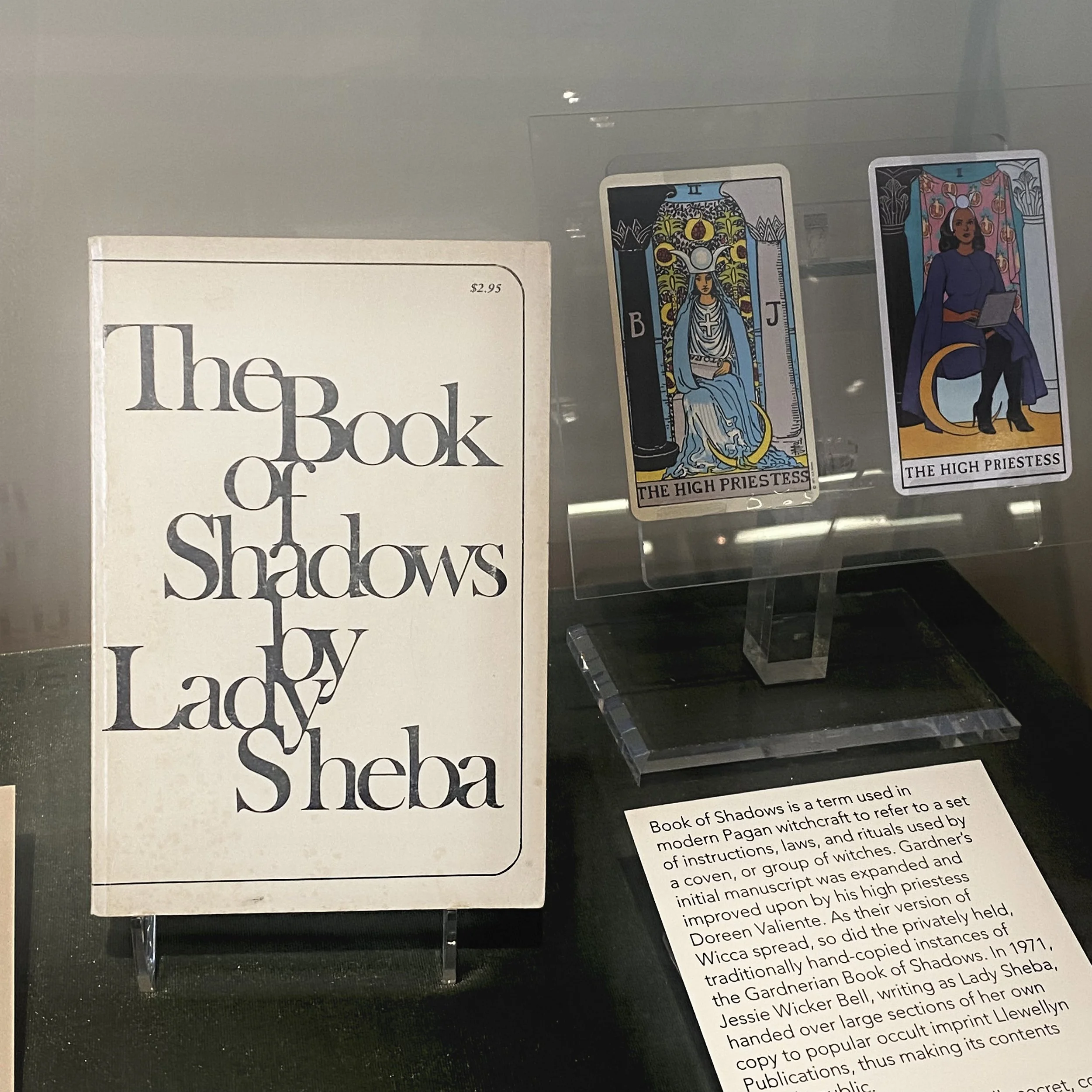  Gartwell’s witchcraft collection includes  The Book of Shadows  , a publication that was incorporated in modern Pagan rituals in the mid 20th-century.  