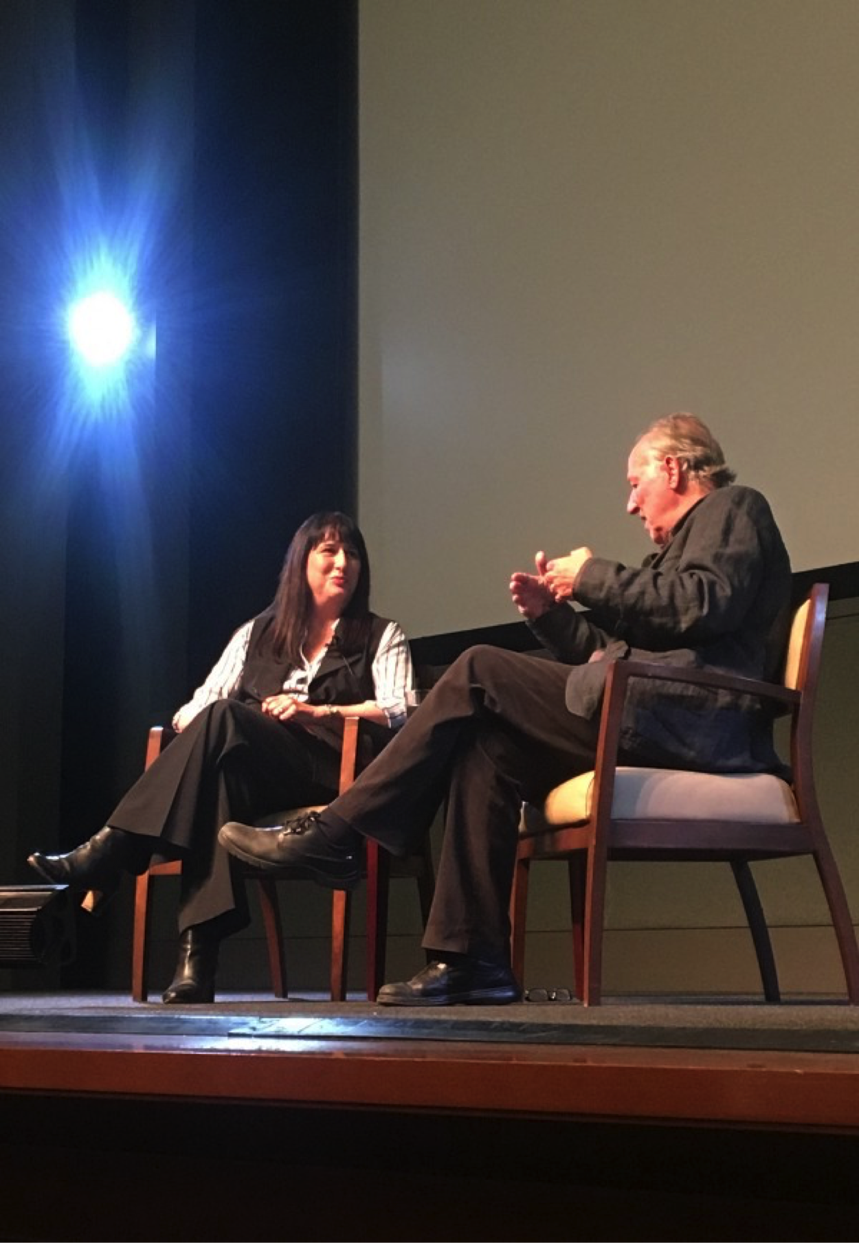  Patrice Petro and Werner Herzog engaged in a lively discussion about his experiences directing  Nosferatu the Vampyre  .  