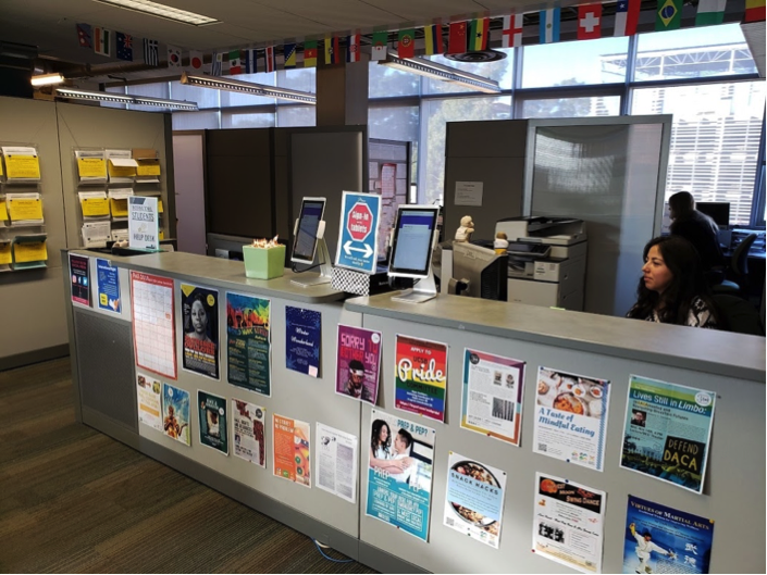  The International Students and Scholars (OISS) office at the Student Resource Building. 